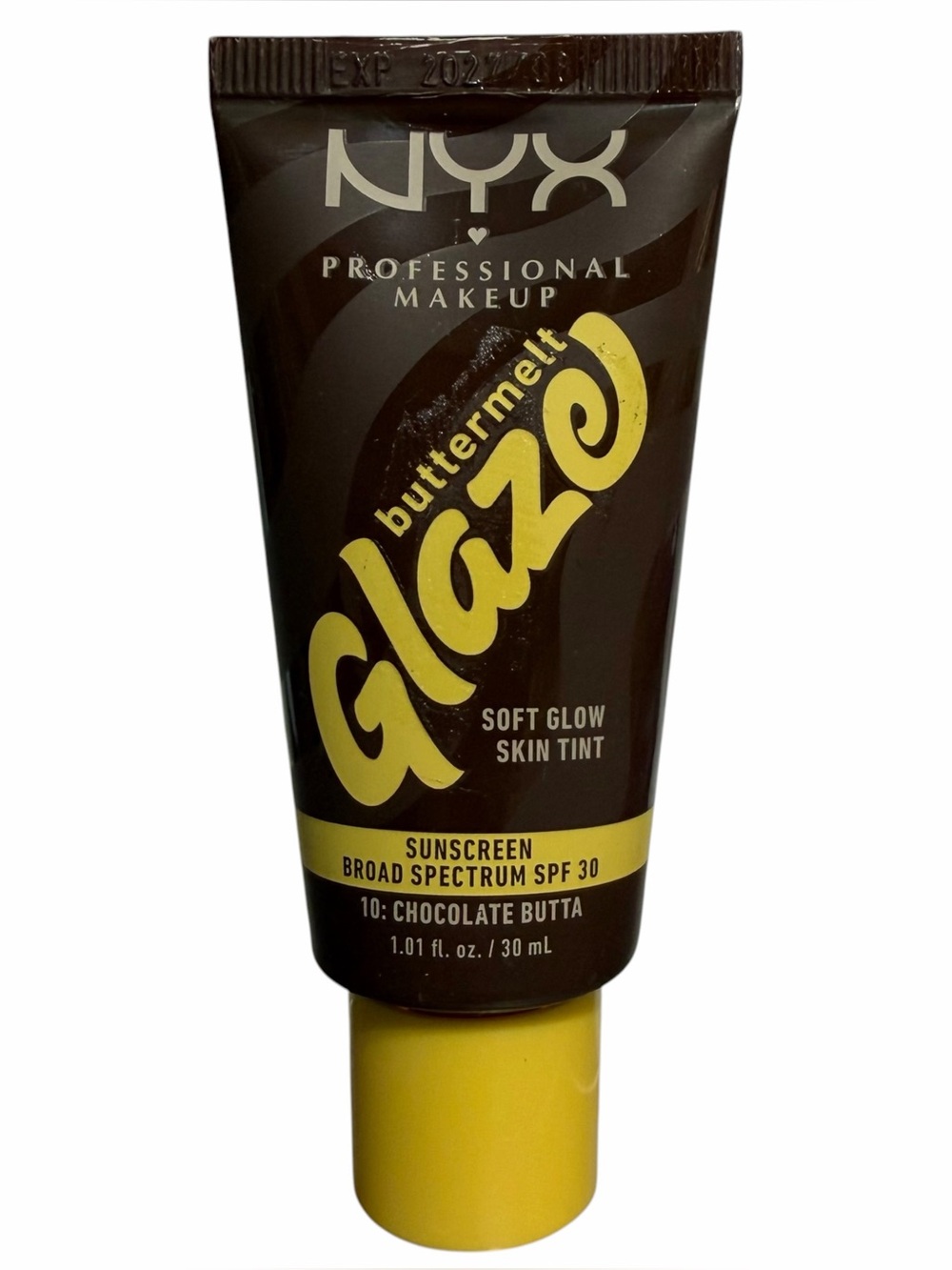 NYX Buttermelt Glaze Tinted Sunscreen SPF 30 Shade 10 Chocolate Butta